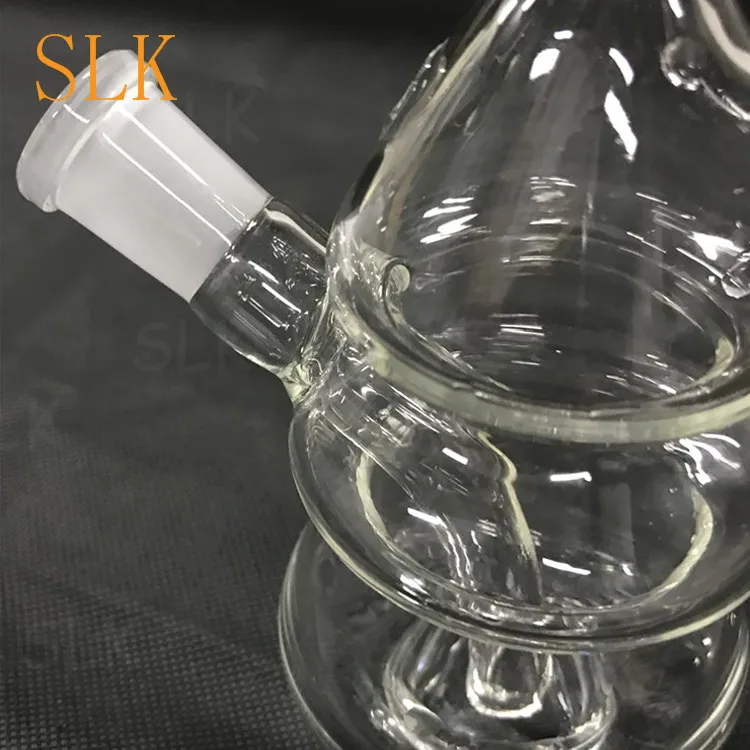 Geri Dönüştür Cam Bong Su Boruları Harsah Noel Ağacı ŞEKİL YAĞ DAB DIBS Küçük Bongs 14 mm Erkek Kase Baş Bong