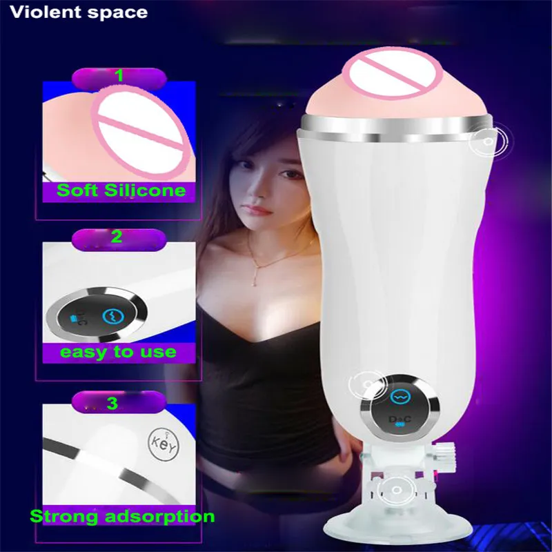 36-Speed Male Masturbator with Artificial Vagina, Silicone Real Pussy, USB  Rechargeable Masturbador Masculino for Men from Dhgate Masturbators