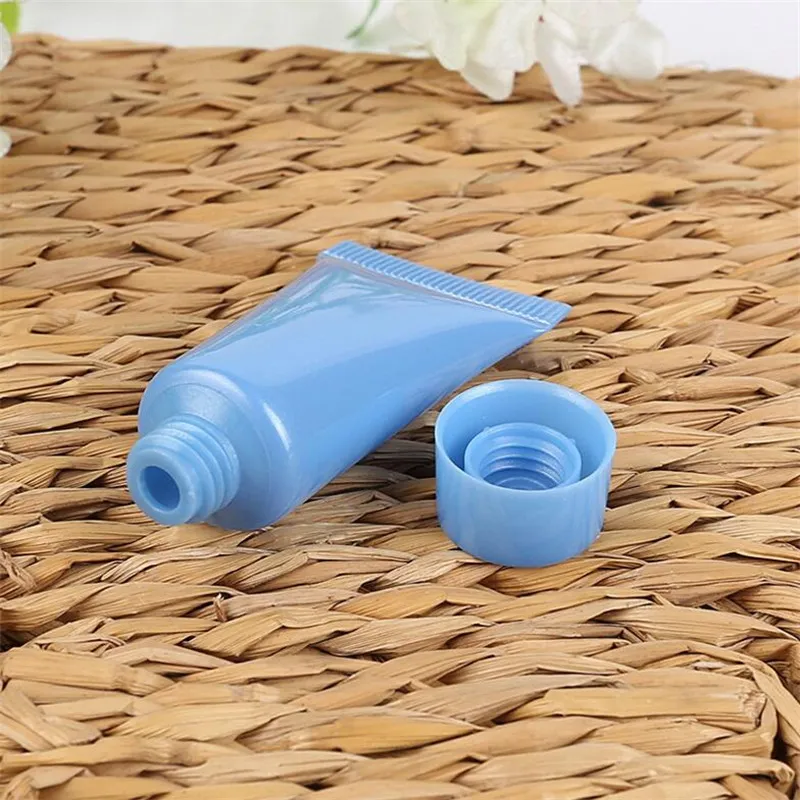 5ml 10ml Empty Plastic Soft Sample Bottle Container Jar Pot Case for Shower Gel Shampoo Facial Cleanser