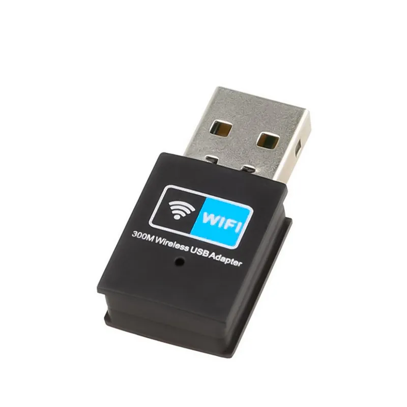 TEROW WIFI ADAPTER 300MBPS Nätverkskort 802.11n Wi-Fi-antennsändare Extern mini USB Router Receiver RTL8192