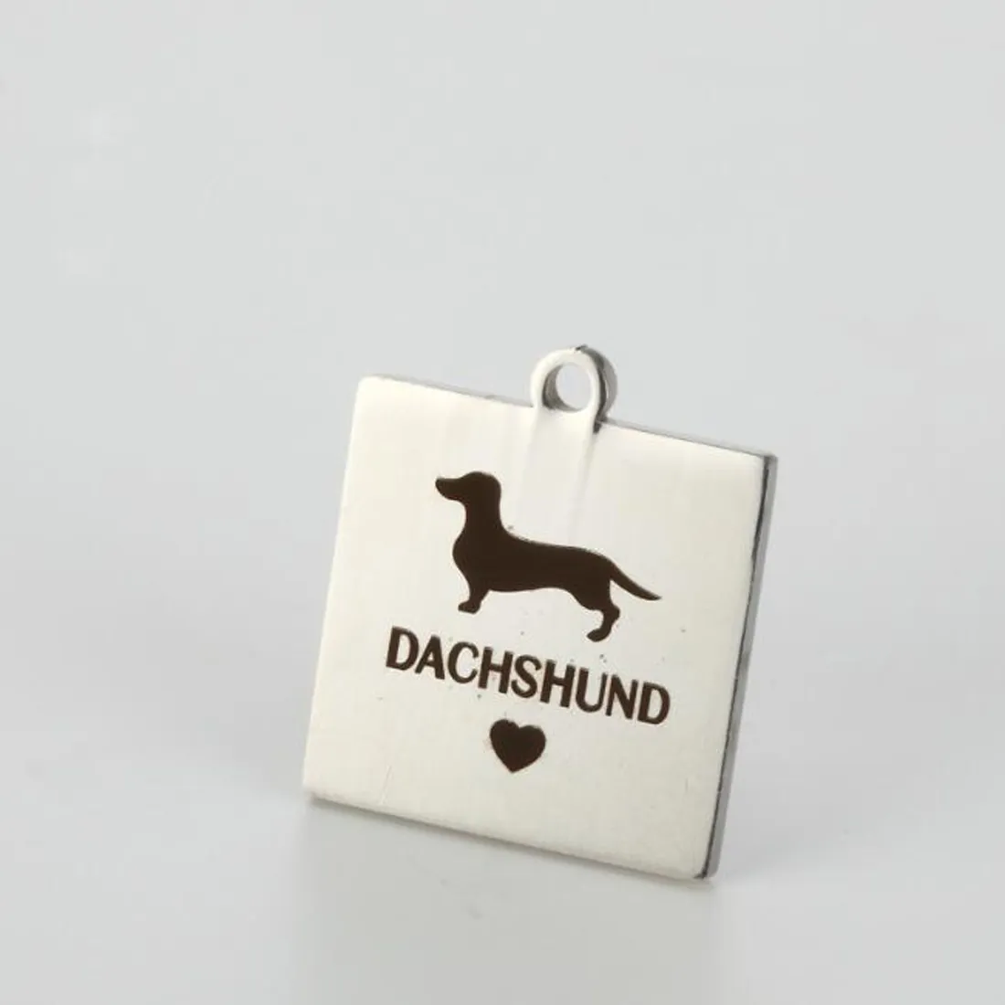 Modeschmuck Zubehör Tier Dackel Schäferhund Golden Retriever Edelstahl Haustier Hund Doggy Schlüsselbund Geschenk