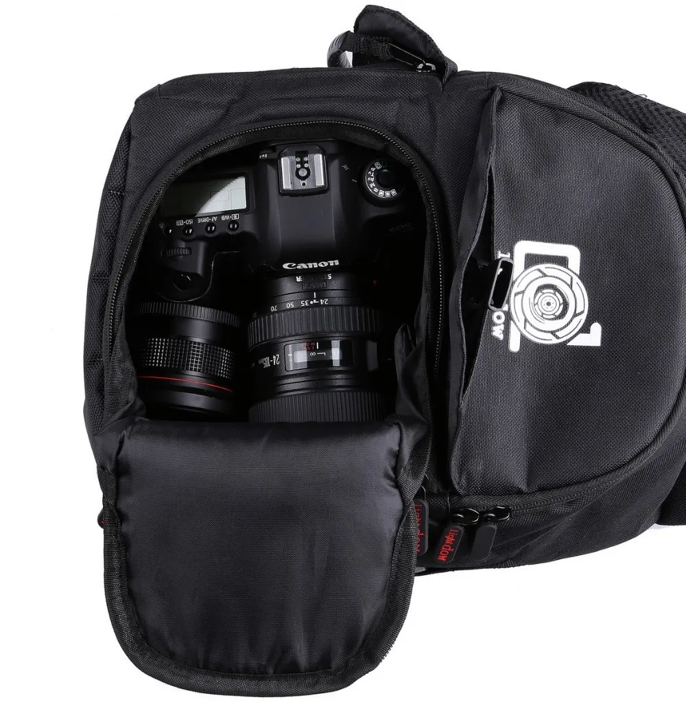 Lightdow Waterproof Outdoor Camera torba wielofunkcyjna kamera na ramię plecak Torka Praplowa do Canon Nikon DSLR 7096995