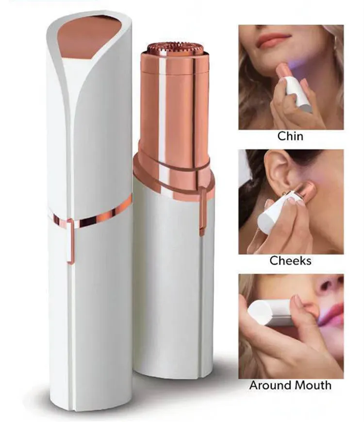 Lipstick Facial Hair Removers Face Removal Body Epilator Painless Remover without Battery Good Quality