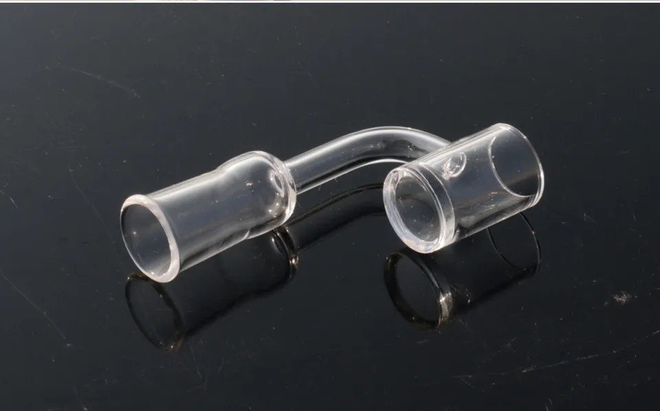 Accessoires pour fumeurs Qualité 20 mm Quartz Banger Nail avec dessus plat 4 mm d'épaisseur en bas 10 mm 14 mm 18 mm mâle femelle clous sans dôme pour bang en verre