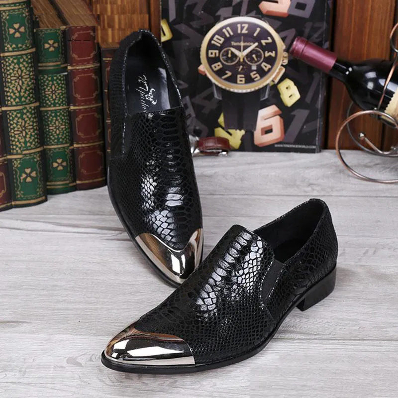 Zapatos de sales vestir con casquillo