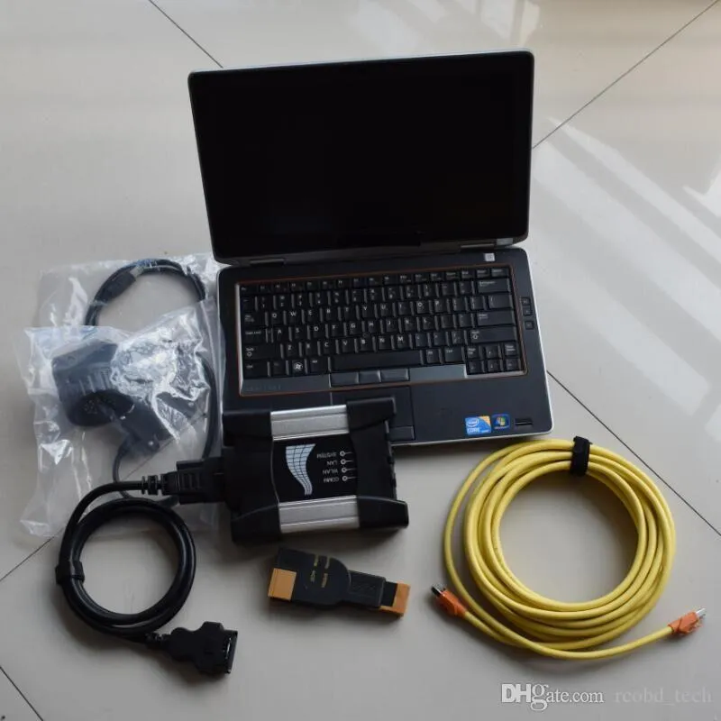 Skanner Auto Tool för BMW ICOM ISIS NEXT A2+B+C med bärbar dator E6420 I5CPU 4G Diagnostic Super 1000 GB HDD