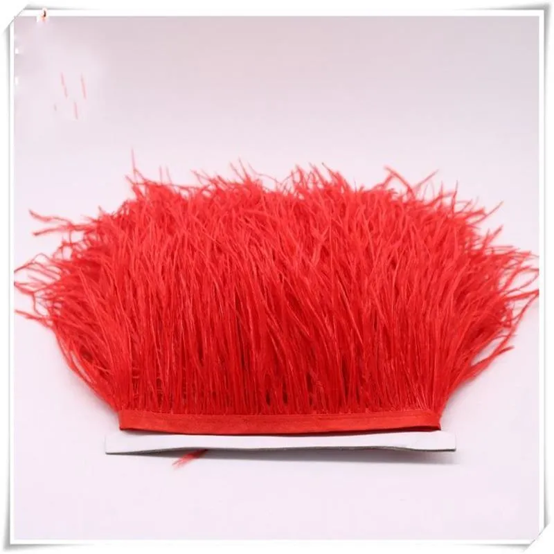 Feather Ostrich Hair Cloth Fabric And Sewing Edge Lace Skirt Ostriches