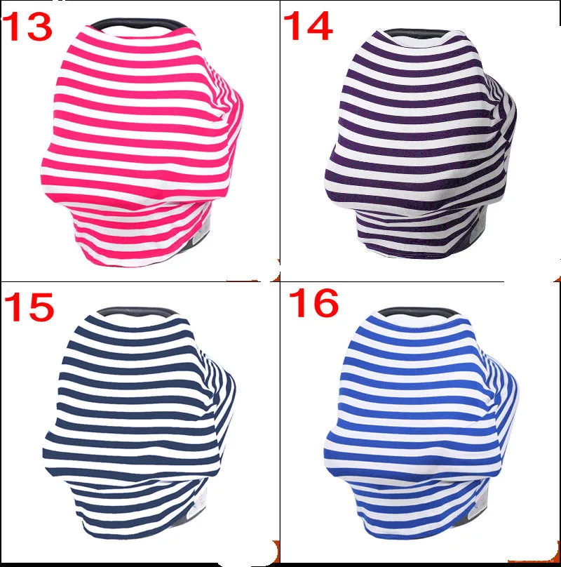 Baby Mum Stripe Cotton Nursing Cover Maternity Loose Tops Tshirt Infant Car Seat Cover Nursing Breastfeeding Breast Feeding