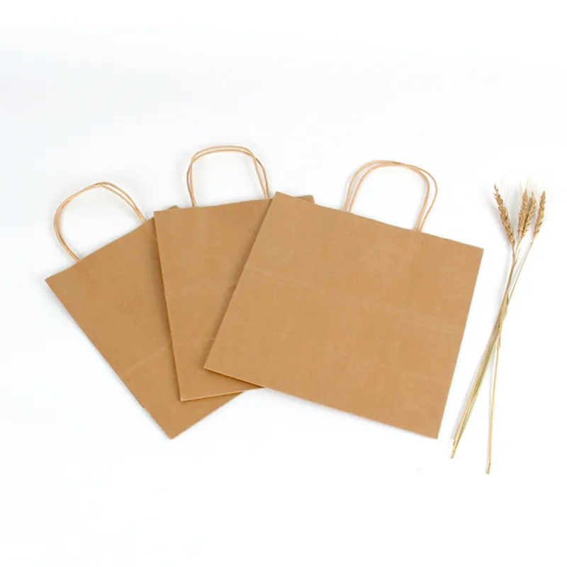 Recyclable Paper Bag Custom Kraft Shopping Bag For Phone Case For