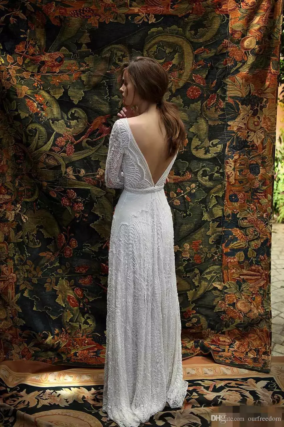 white lace dress dresses Good Life Lace Maxi Dress in White main image 1