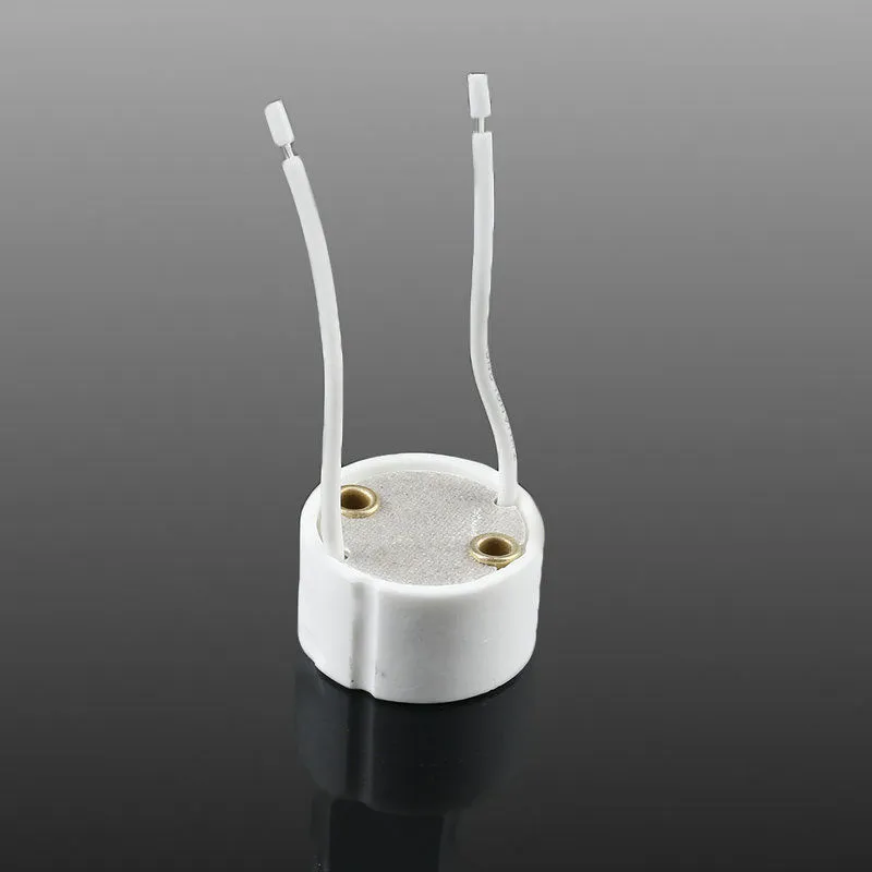 Lamp Holders GU10 Lamp Holder Socket Base Adapter Wire Connector Ceramic Socket for LED Halogen Light Lamp Bases2126887