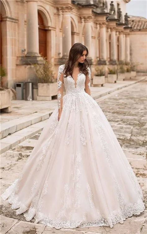 Puffy Wedding Ball Gown White – D&D Clothing