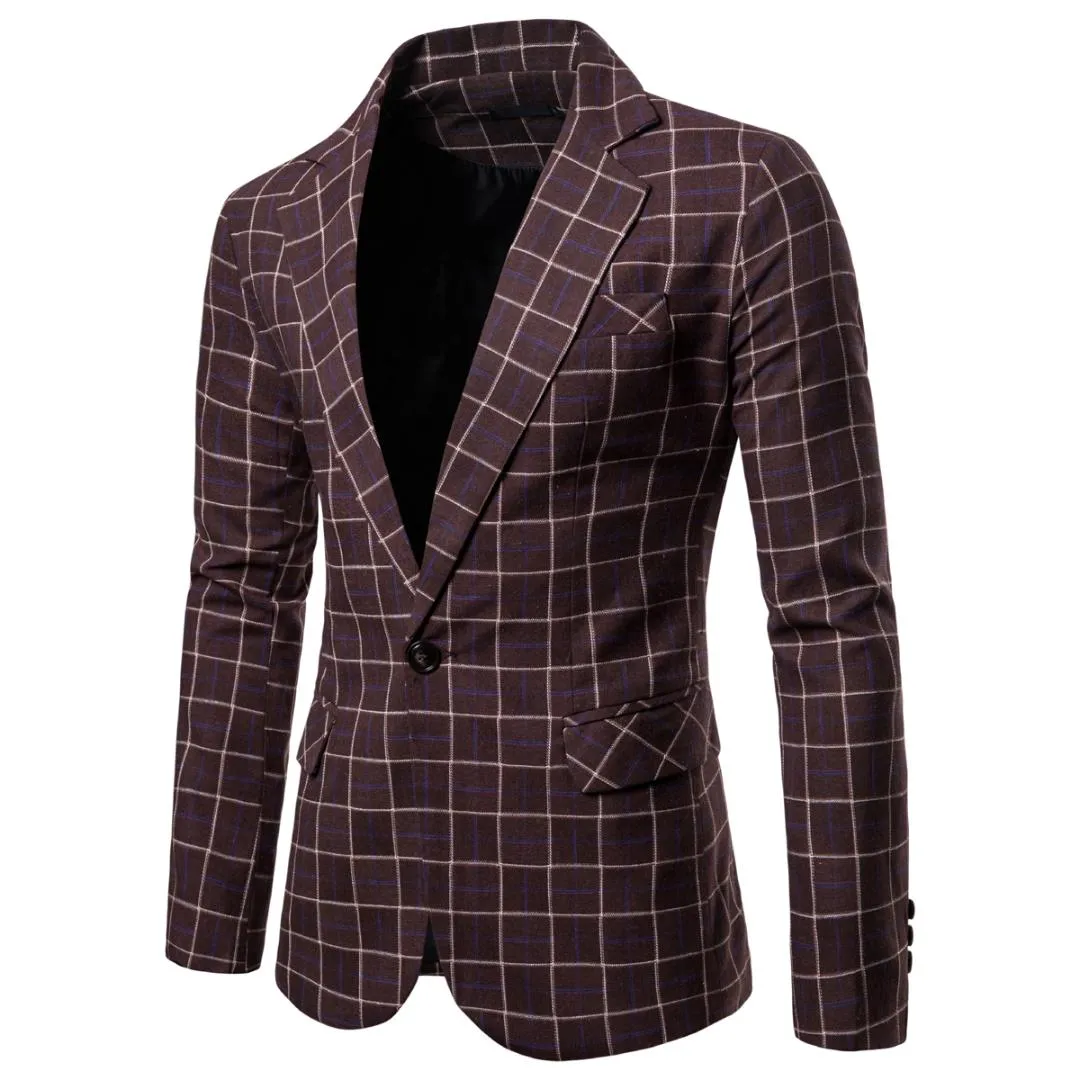 Männer Blazer Neue Ankunft Zwei Knopf Blazer Masculino Casual Slim Fit Jacke Mann 3 Farben Anzüge Jacken