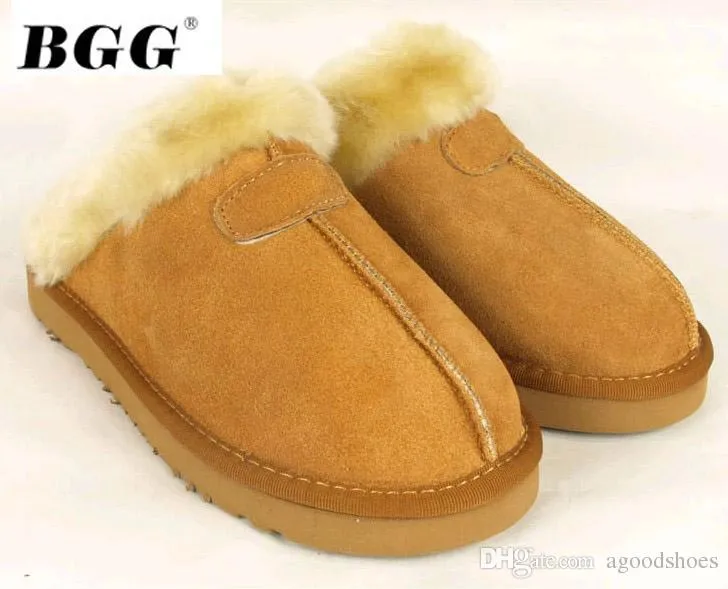 Hoge kwaliteit warme katoenen slippers mannen en vrouwen korte laarzen vrouwen laarzen snow boots designer indoor katoen slippers lederen slippers # 8 #