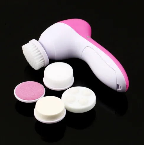 Multifunktions Elektrische Gesicht Gesichts Reinigung Pinsel Spa Mini Hautpflege massage Pinsel drop verschiffen gesicht pflege werkzeug 1 set 5 in 1