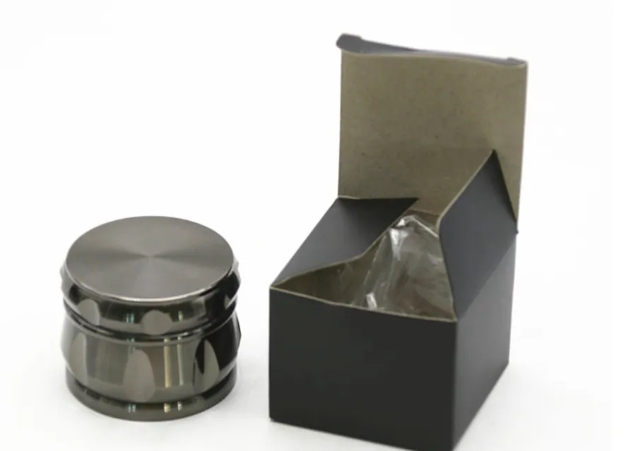 Metal Herbal Grinders 63mm Tobacco Grinder 4 Parts CNC Filter Net Dry Herb Crusher Aircraft-grade Aluminium Smoking