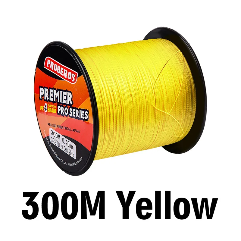 Cheap 4 strand BRAIDED fishing lines 300m Super Strong