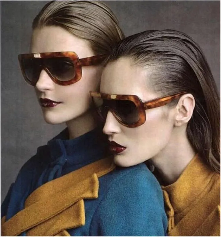 Big Goggles New Fashion Lunettes de soleil pour femmes Lunettes UV400 Cool Black Frame Wholesale Sun Glasses Shop