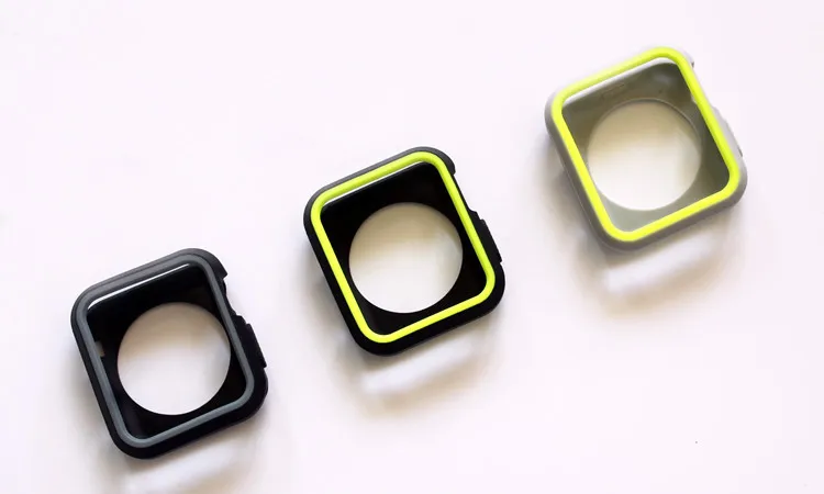 11 kleuren sport NK siliconen hoesje voor apple watch zachte beschermer beschermhoesjes van iWatch 41mm 45mm 49mm