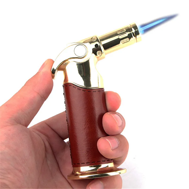 Adjustable flame Butane torch jet flame torch lighter Butane Refillable cigarette lighter Micro Culinary Soldering Brazing Welding Torch dhl