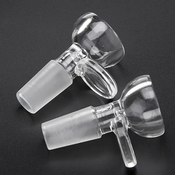 Glasskål Dia 27mm 14mm 18mm Man Herb Hållare Glasglas Röktillbehör för glas Bong