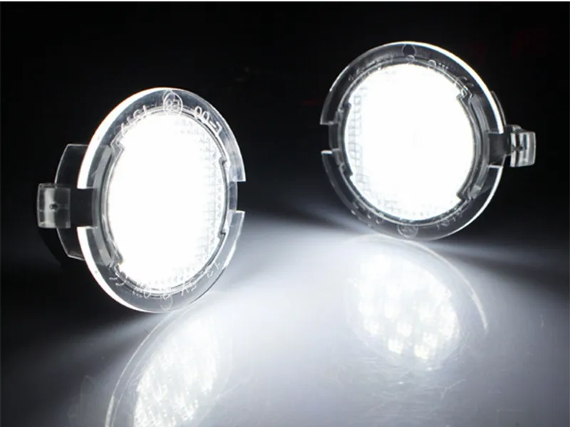 Voor Ford LED Side Mirror Puddle Light Lamp White 18LED voor Explorer Mondeo Edge Taurusp F150 Heritage / 