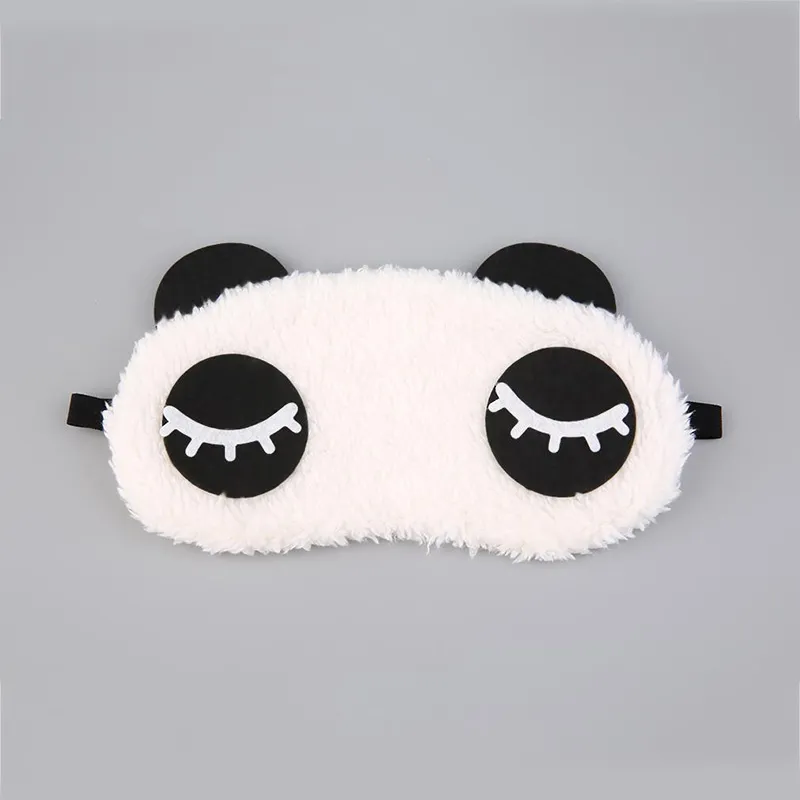 New Arrival Cute Panda Spanie twarz Maska oczu Opaska Eyeshade Podróżowanie Sleep Oczu Pomoc Darmowa Wysyłka