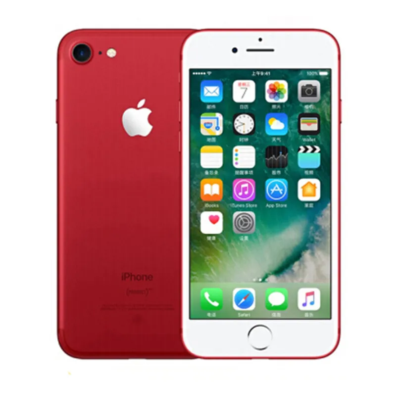 オリジナル4.7 "iPhone改装されたiPhone 7 Quad Core 32GB ROM iOS 12MPフィンガープリント4G LTEロック解除Apple Phone