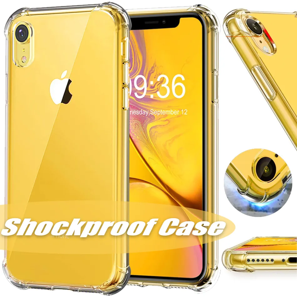 Телефонные чехлы для нового iPhone 13 12 Mini 11 Pro XR XS Max X Case Case Transparent Shock -Resean TPU Back Cover Samsung S9 S8 Plus Note 8