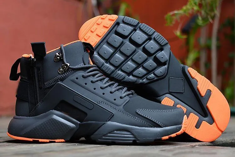 Huarache 6 x Acronym City Mid Cuero Top High Top 2018 Huaraches Zapatillas para correr Hombres Mujeres Huraches Ultra Sneakers Hurache Tamaño 7-11