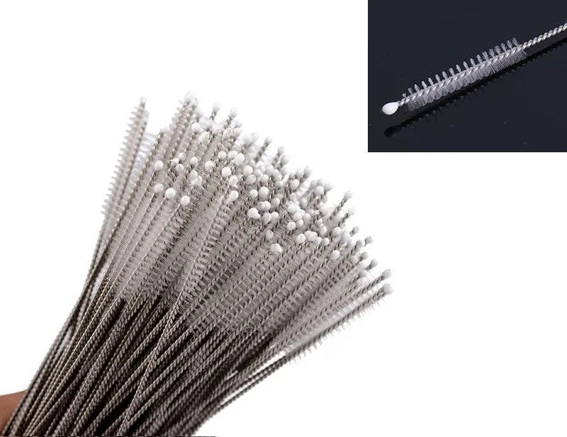 170*6mm Pipe Cleaners Nylon Straw Cleaners cleaning Brush for Drinking pipe stainless steel pipe cleaner 100Pcs/lot opp packing