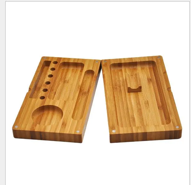 Other Smoking Accessories New Solid Wood Cigarette Tray Single Side Diameter 220mm Smoking set