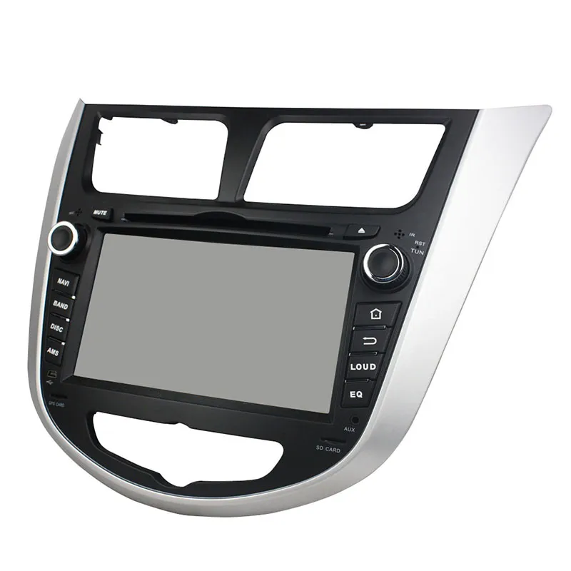 Bil DVD-spelare för HYUNDAI Verna Accent 2011-2012 2GB RAM 7INCH Andriod 6.0 med GPS, rattskontroll, Bluetooth