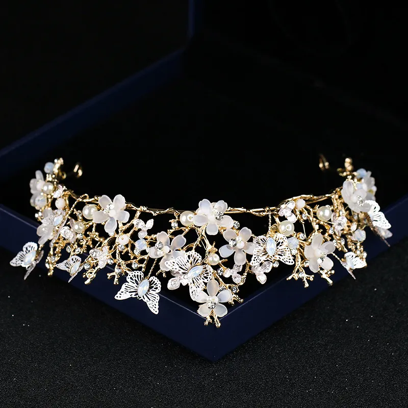 New Gold Crystal Crown Headwear New Gold Crystal Crown Headwear