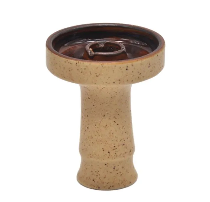 Arabia pot accessories tobacco cooker, two-color single hole ceramic shisha hookah