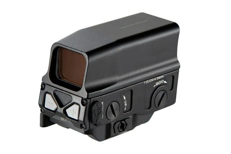 Taktik UH-1 Holografik Dürbün Red Dot Sight Refleks Airsoft Sight USB Şarj