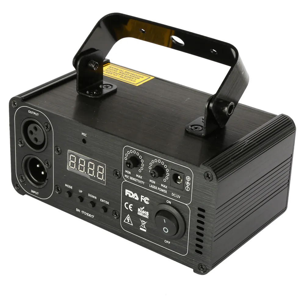 Alien Remote 3D RGB 400MW DMX 512 Skaner Laserowy Projektor Etap Efekt Oświetlenia Party Xmas DJ Disco Pokaż Światła Pełne światło
