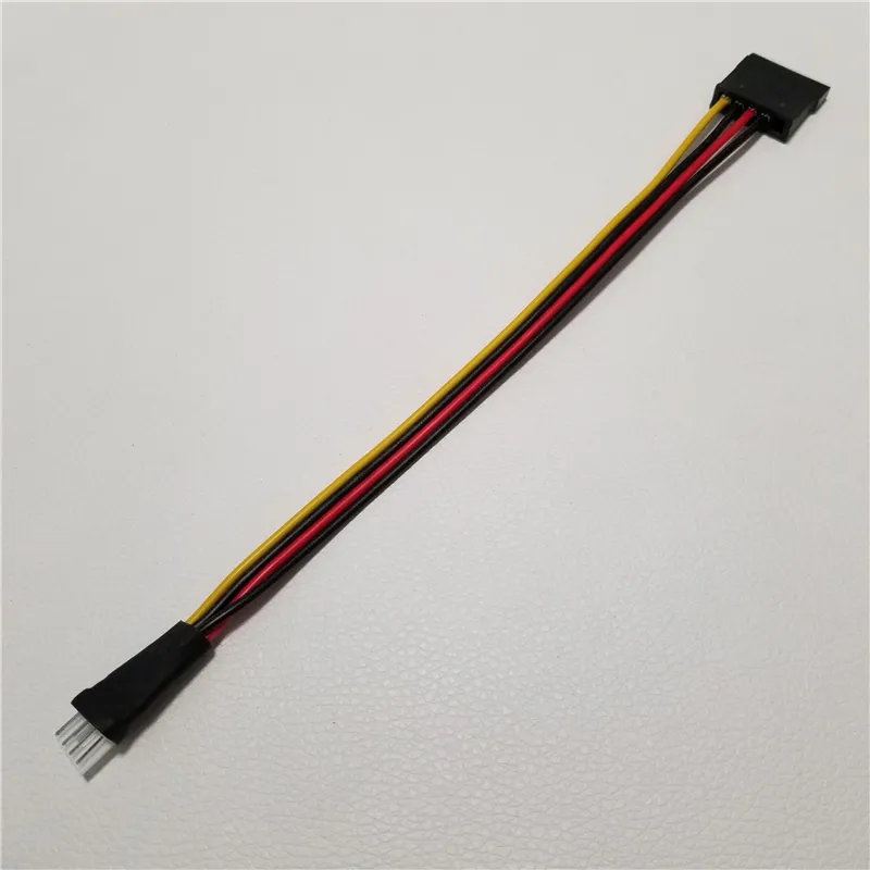 Cavo Alimentazione Adattatore Ide Molex 4Pin Su 4x SATA per PC