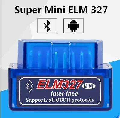 Super Mini ELM327 Bluetooth OBD2 V2 1 Diagnostisk verktygskodskanner Support Android och PC ELM 327 BT OBDII237C