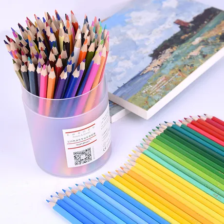 120 زيتي لون رصاص غير قابل للذوبان في الماء لون قلم رصاص رسم رسم فرشاة الرسم اللازورد دي كور Prismacolor الملونة