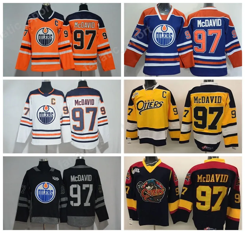 Oilers Shirt Kids Youth Connor McDavid Edmonton Oilers Name And