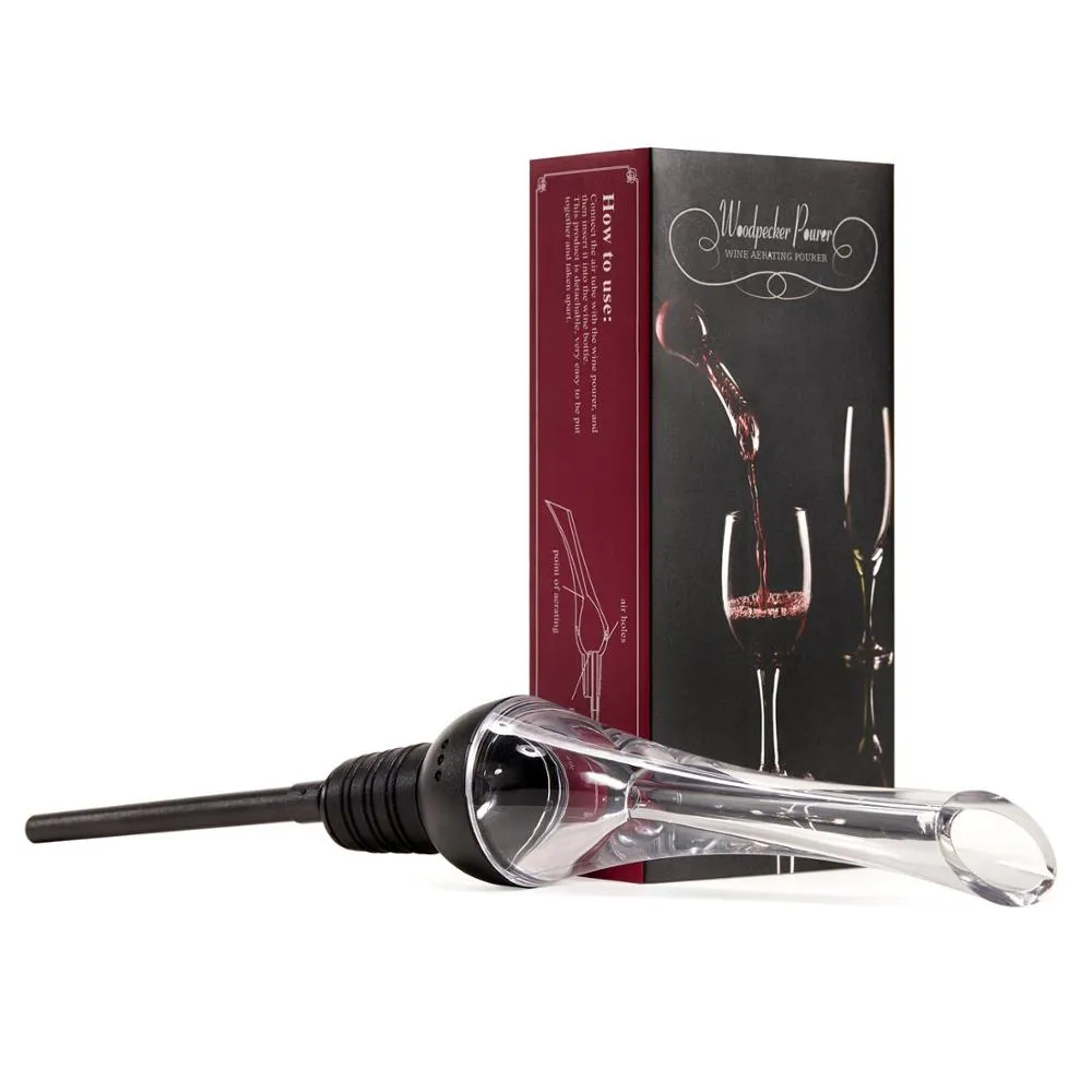 Outils de bar Premium Eagle Aérateur de vin Verseur Décanteur Bec Décanteur Vins rouges essentiels avec boîte-cadeau pour une saveur améliorée Bouquet amélioré