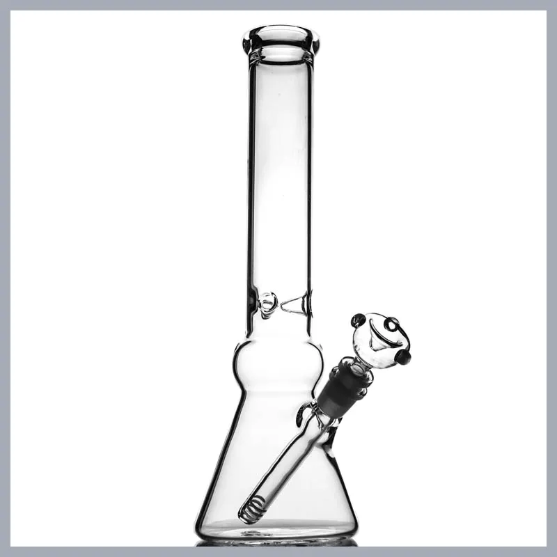 Hookahs FANTASTIC DESIGN GLASS BONG With Beaker Base & Ice Catcher 18mm