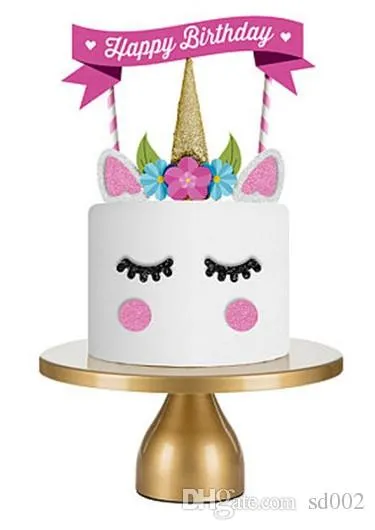 Banderas del unicornio ornamento de dibujos animados feliz cumpleaños Torta de los artículos Unicornio lindo partido fuentes de las decoraciones Herramientas Eco Friendly ZZ 2 7HY Banderas del unicornio ornamento de dibujos animados feliz cumpleaños Torta de los artículos Unicornio lindo partido fuentes de las decoraciones Herramientas Eco Friendly ZZ 2 7HY