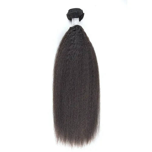 Betyg 10A Partihandel Brasilianska Kinky Straight Bundles Weave 1 Stycke Endast Buntar Naturfärg 100% Human Hair Extension 8-30 tum