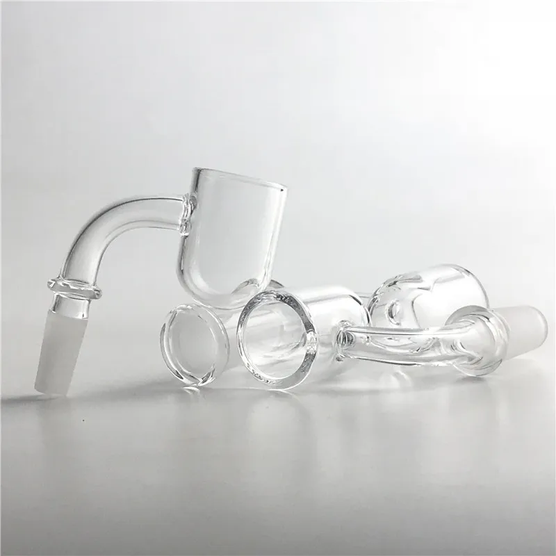 25 mm XL 3 mm d'épaisseur Quartz Banger Rocket Head Nail avec des clous sans dôme à fond rond à dessus plat avec 10 mm 14 mm pour conduites d'eau en verre