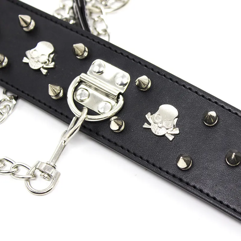 BDSM Sex Dog Collar Bondage Contrraintes d'esclaves verrouillables dans les jeux pour adultes pour les couples Fetish Sex Toys for Women and Men8371913