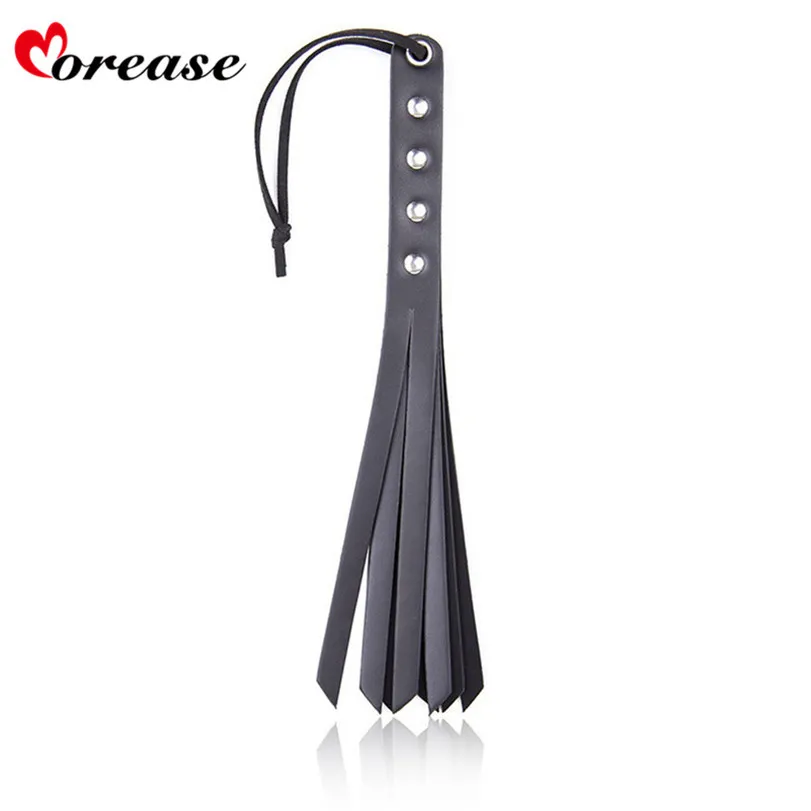 Adulte bdsm Jeu Fétiche sexe bondage En Cuir Queue Fessée Paddle Fouet Flogger Sex Toys Pour Couples Femmes Sexy Politique Knout esclave Y18102405