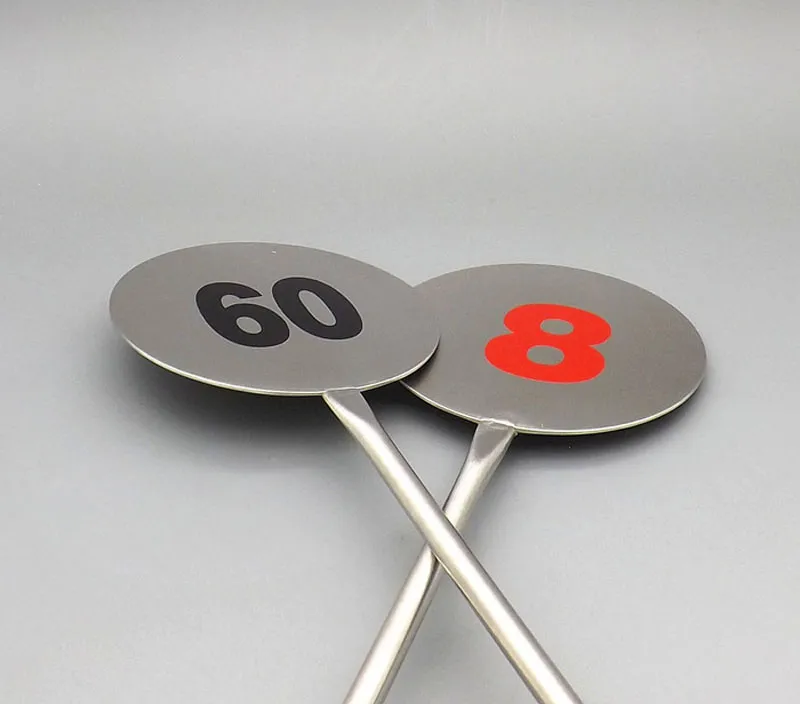 Tinoaly Lot De 30 Supports Numéros De Table Bois Noir Semi-Circulaire – Porte-Cartes Réutilisables Mariage Banquet Restaurant