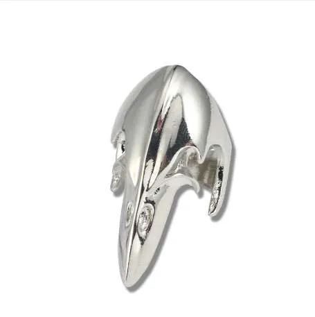 Punk Animal Pierścionek Mężczyźni Biżuteria Ptak Czaszka Steampunk Vintage Hollow Crow Head Szkielet Rings Hip Hop Mets Metal Pierścionki Drop Shipping